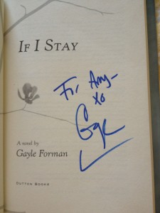If I Stay SIGNED!