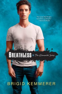 Book cover for Breathless by Brigid Kemmerer