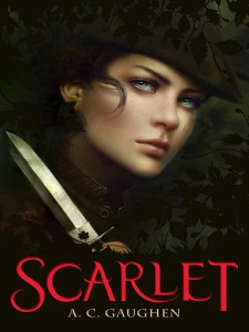 Book cover for Scarlet by A.C. Gaughen